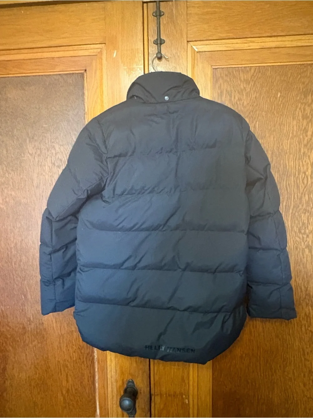 Helly Hansen Black Puffer Jacket with HH Logo
